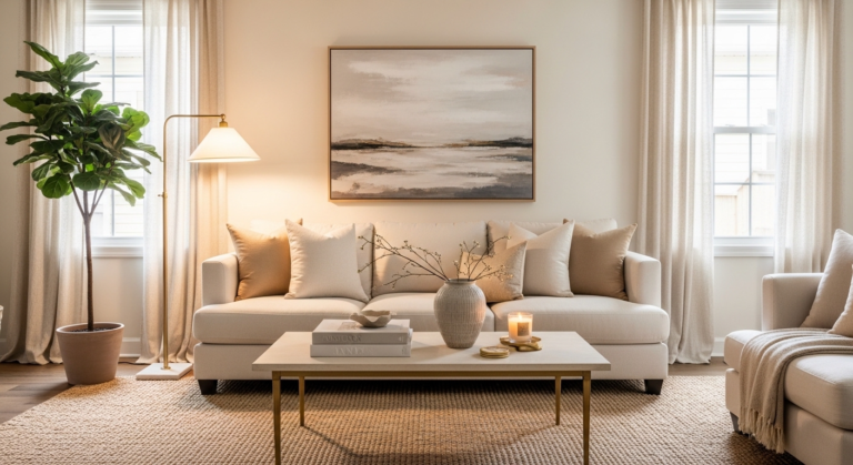 Neutral Living Room Aesthetic Ideas That Look Expensive (But Aren’t)