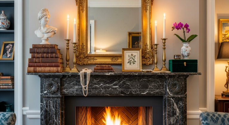 Fireplace Mantle Decor Ideas That Instantly Make Your Living Room Look Expensive