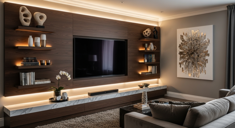 TV Wall Decor Ideas That Make Your Living Room Look Instantly Expensive
