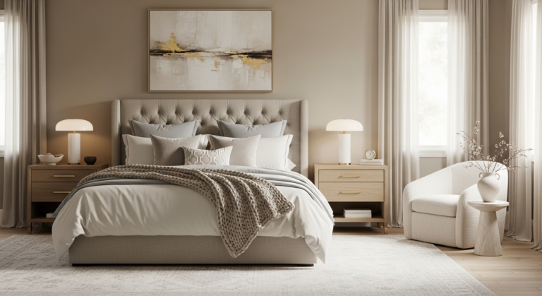 Neutral Bedroom Ideas That Feel Calm, Cozy, and Surprisingly Luxurious