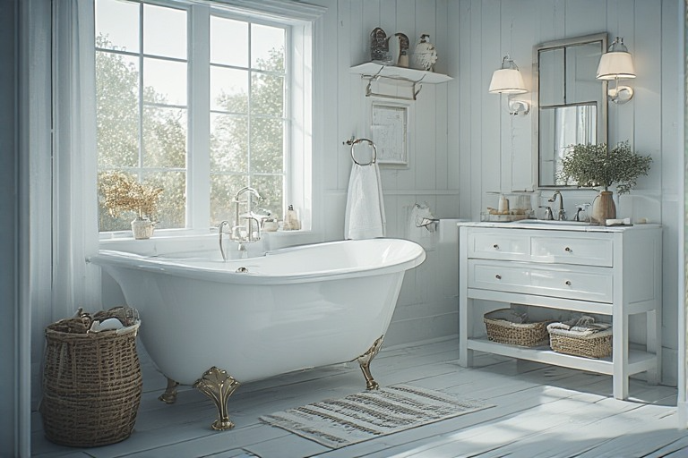Farmhouse Bathroom Decor Ideas That Make Your Space Look Cozy for Less