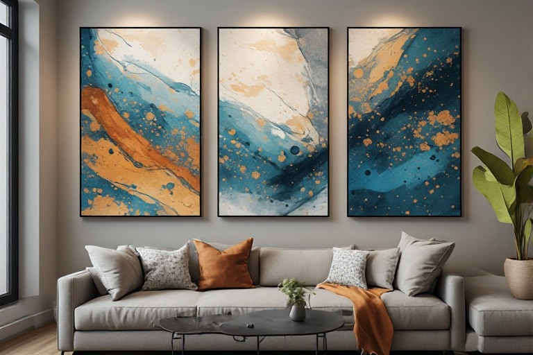 Abstract Wall Art Ideas That Instantly Make Your Home Look More Expensive