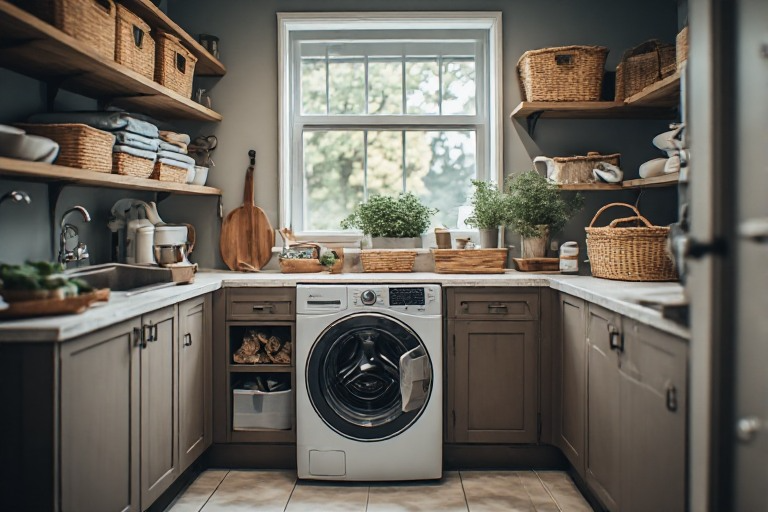 Laundry Room Organization Ideas That Make Any Small Space Feel Bigger