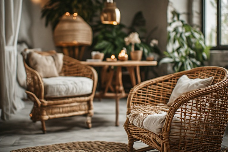 Rattan Furniture Ideas That Make Your Home Look Designer-Styled on a Budget