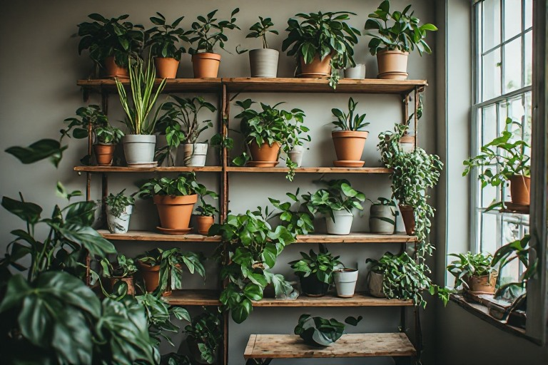 Plant Shelf Ideas That Make Any Room Look Like a Designer Space